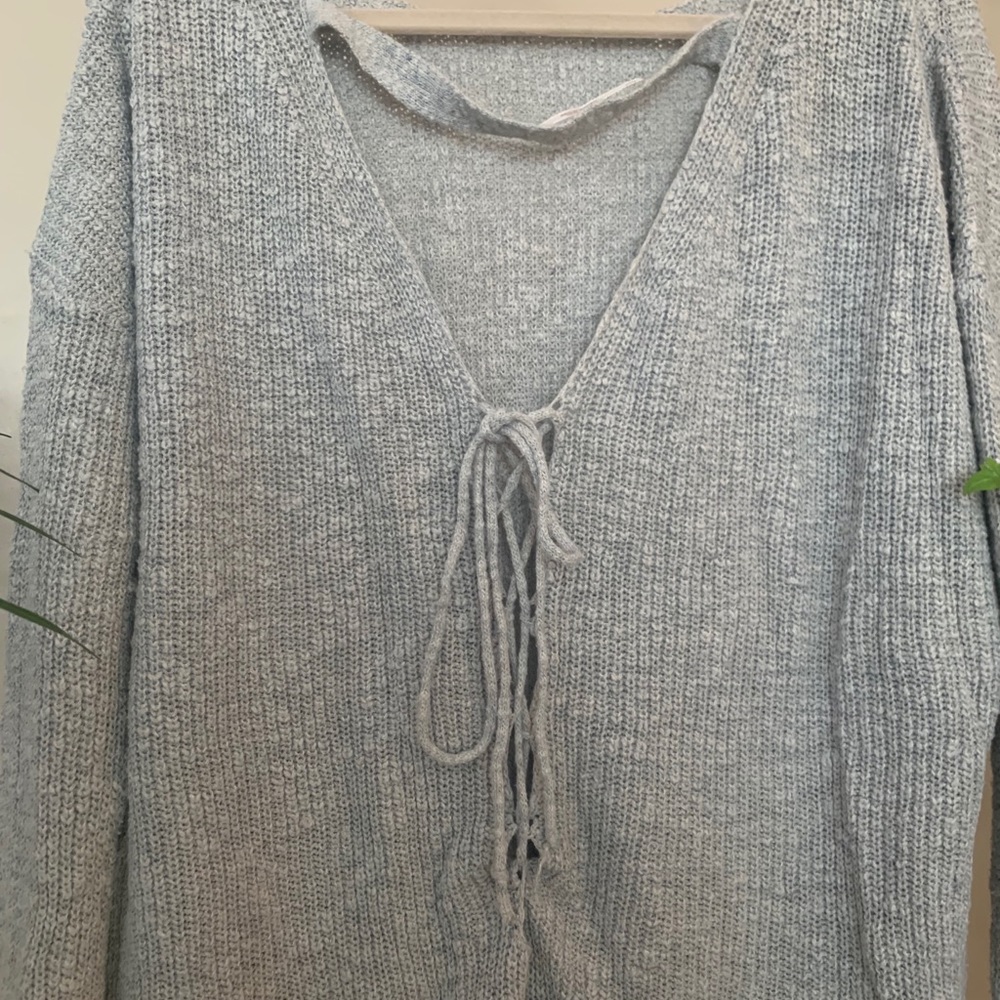 Grey Free People Sweater